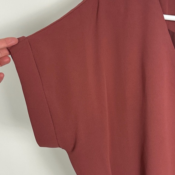 Frank & Oak Belted V-Neck Shift Dress Pockets Womens Size XL Style 2510169 Boho - Picture 6 of 16